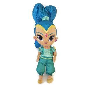 Nickelodeon Shimmer & Shine Genie Blue Hair 20" Soft Cuddle Pillow Plush Doll